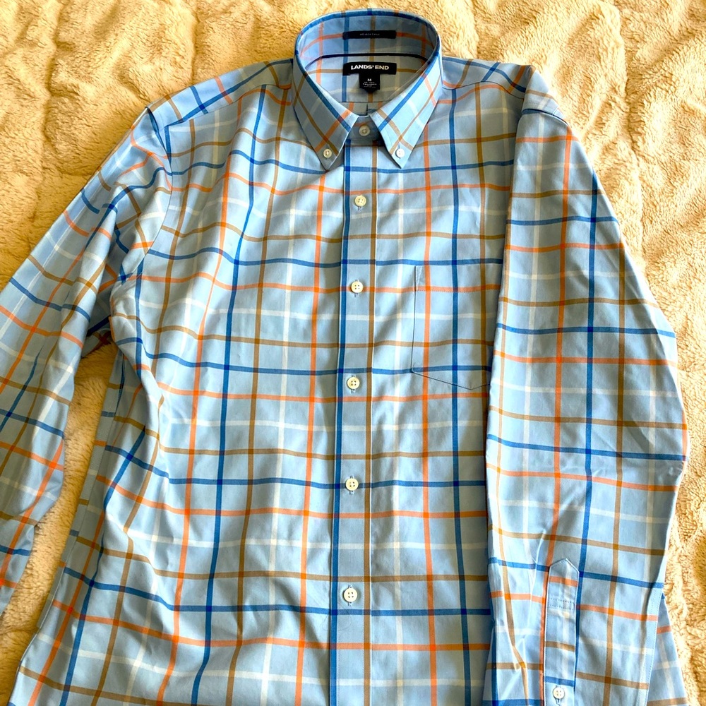 Never worn Land’s End button-down